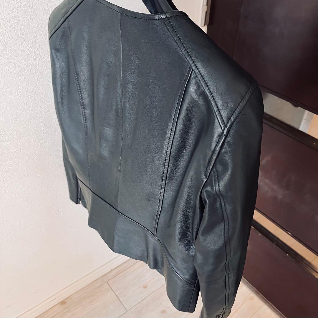 新品☆ ANAYI ラムレザーファスナー　ジャケット/セオリー、23区、ロペ