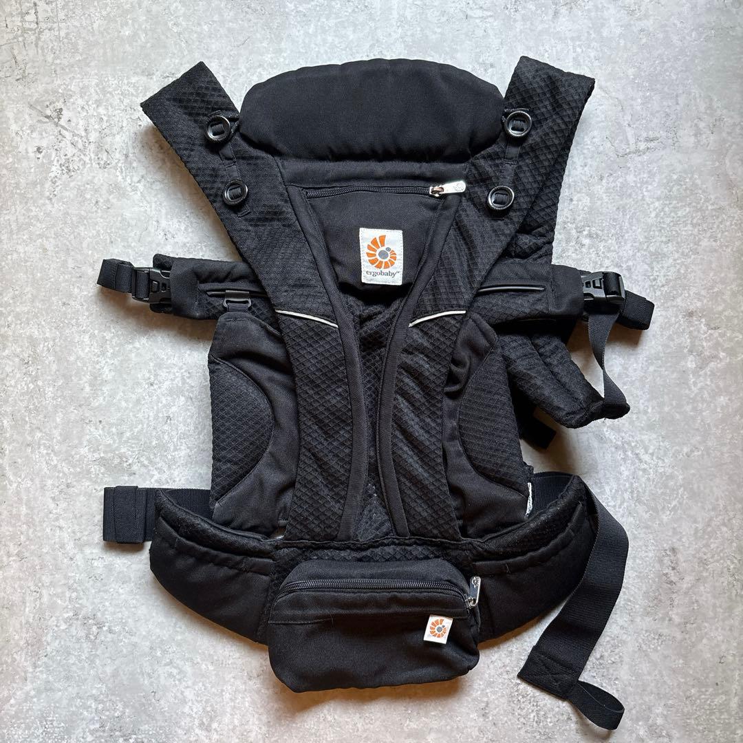 美品✨ergobaby 抱っこ紐 オムニブリーズ ブラック