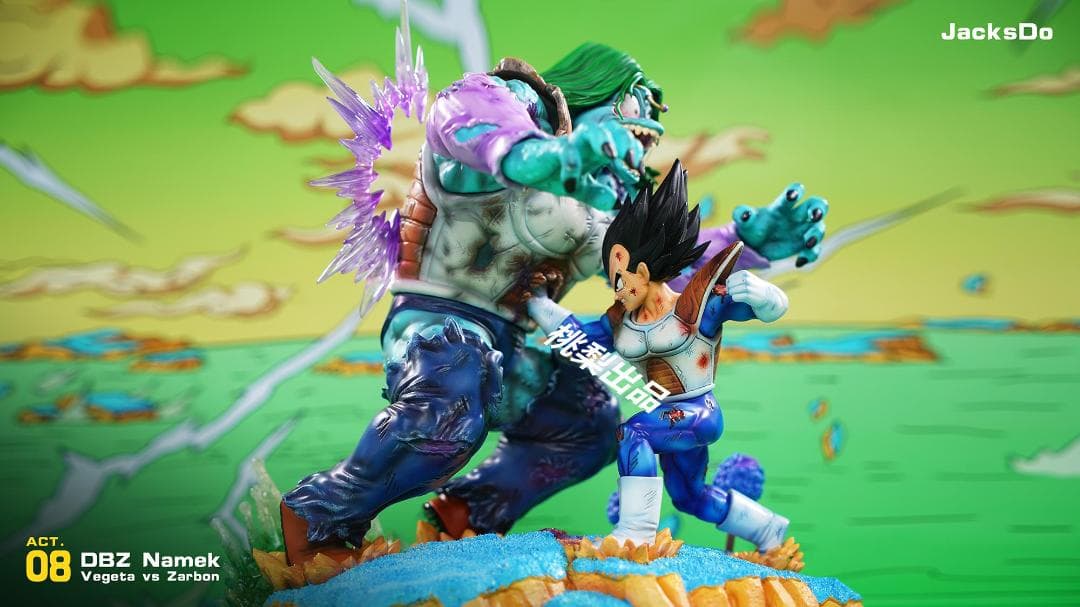 新品未開封『ドラコンボール』 　ベジータ＊ザーボン　 ガレージキット スタチュー