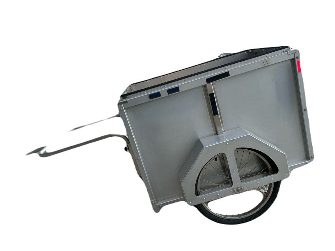 国産リヤカー　自転車牽引