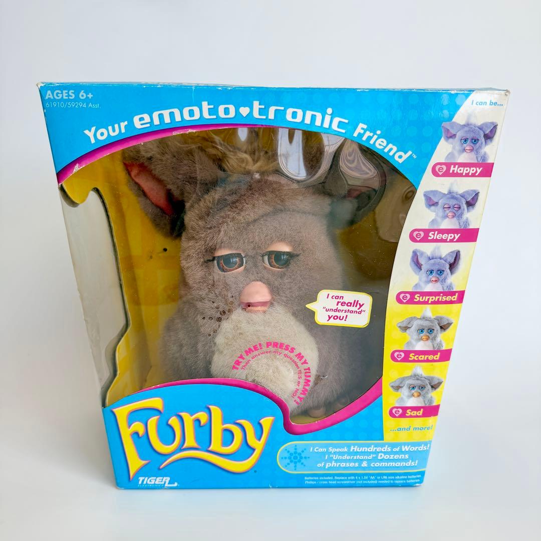 ファービー2 furby 英語版　不稼働　コーヒークリーム　ブラウン　レア