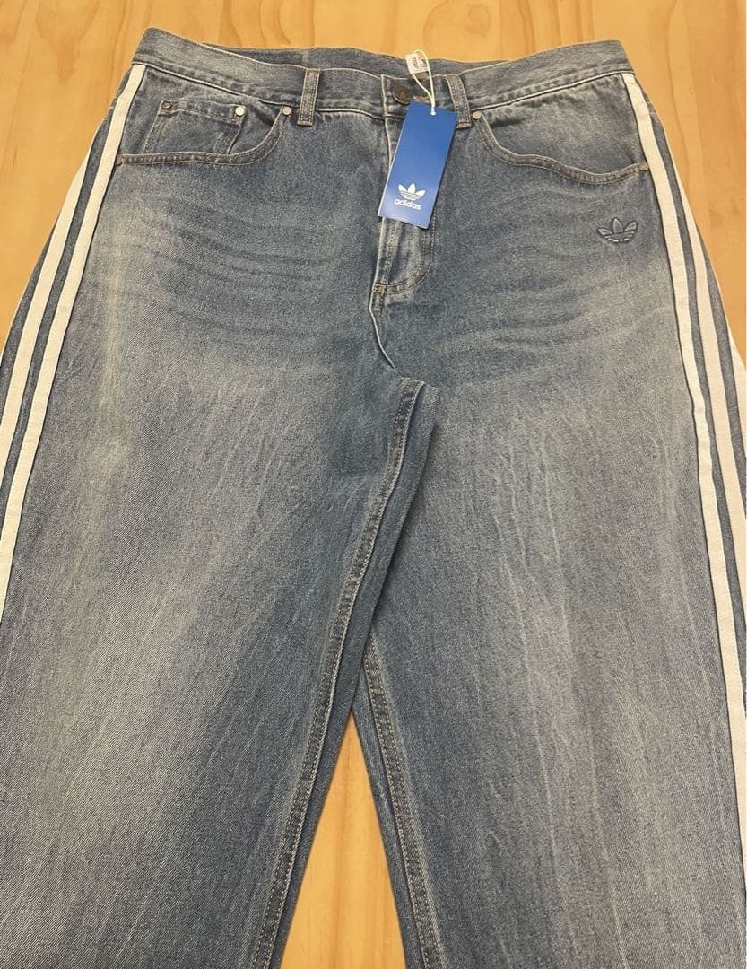 32新品】Adileniumシーズン3 ルーズフィット デニムパンツ インディゴ