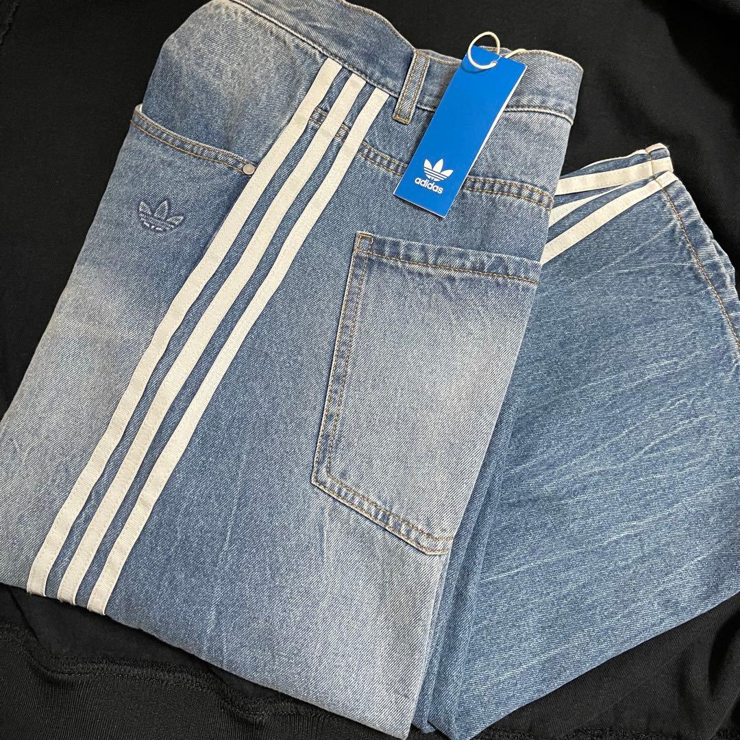 32新品】Adileniumシーズン3 ルーズフィット デニムパンツ インディゴ