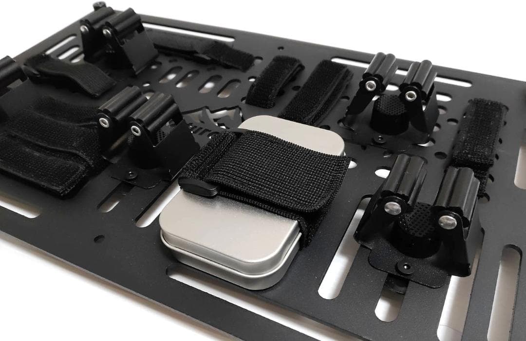 アルミコンテナ　30L　シルバー　上蓋カスタムパネル　フルカスタム