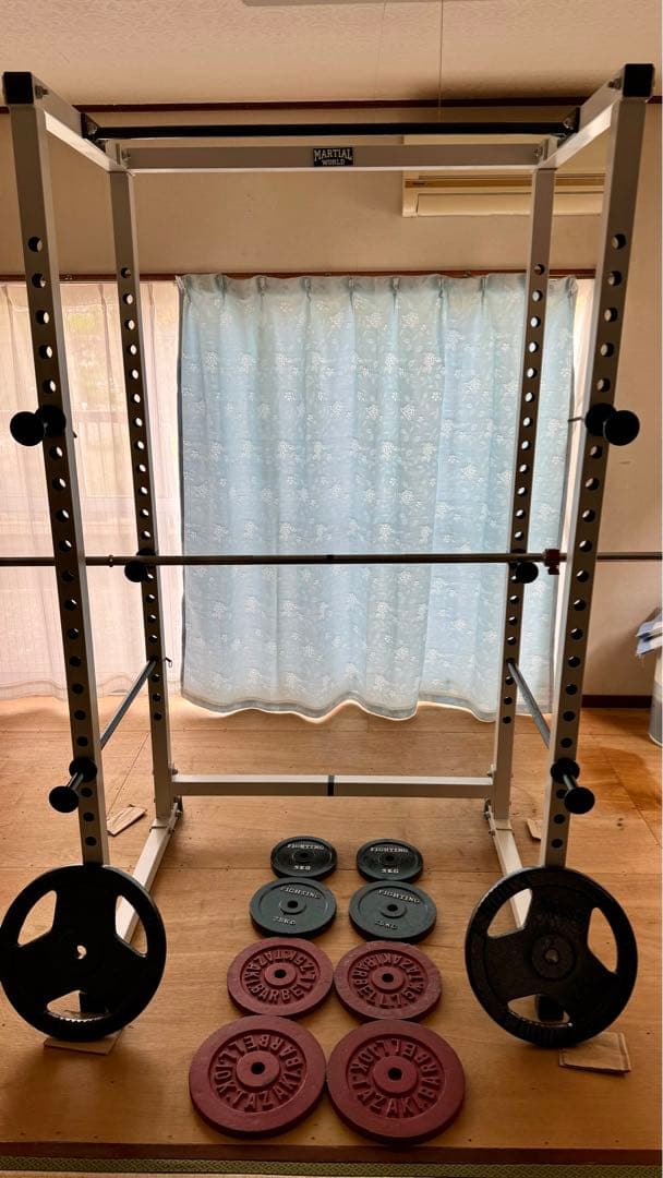 パワーラック　シャフト プレート100kgセット