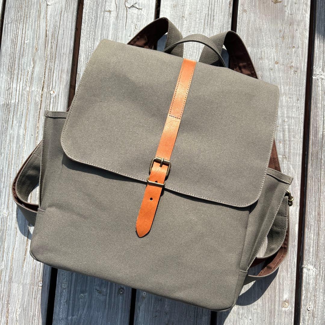 倉敷帆布のハンドメイドリュック【倉敷帆布】