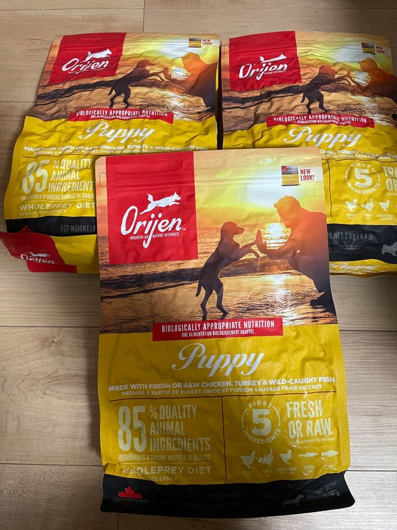カナダ産 オリジン パピー 2kg Orijen dogfood puppy3袋