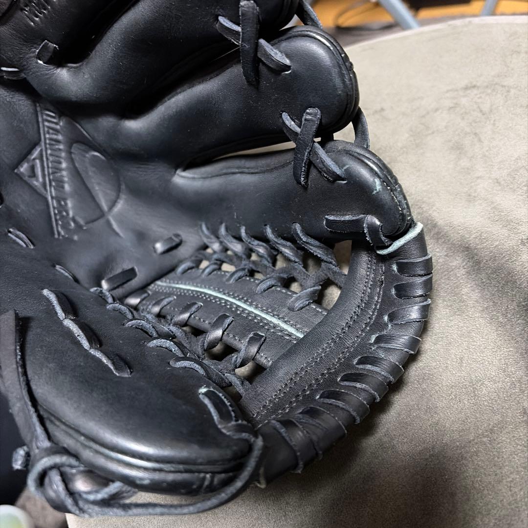 【左利き用】レア品 NIKE ダイアモンドプロJ 軟式グローブ ブラック