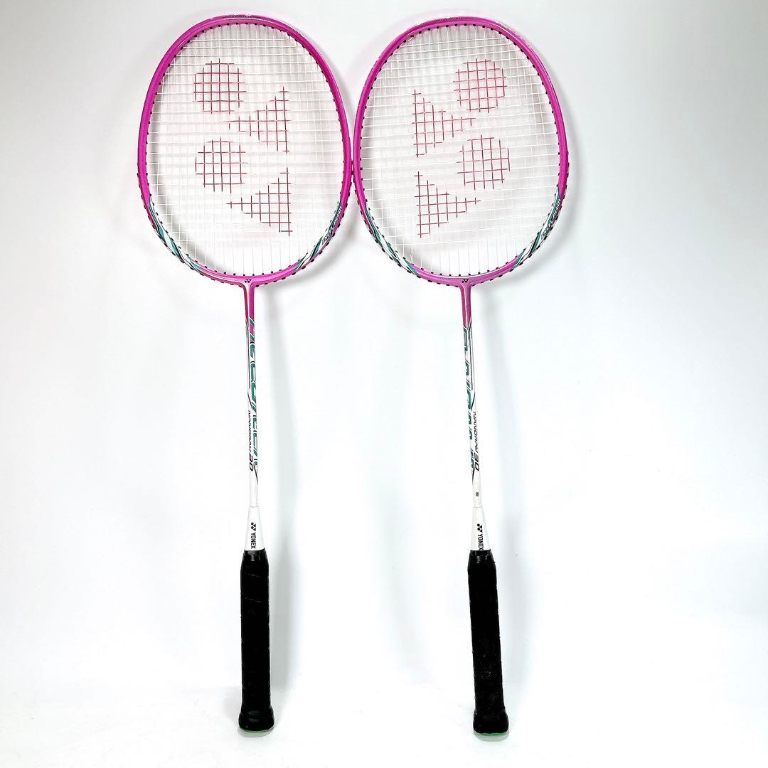 【２本セット】YONEX バドミントン ラケット NANORAY 30 ピンク