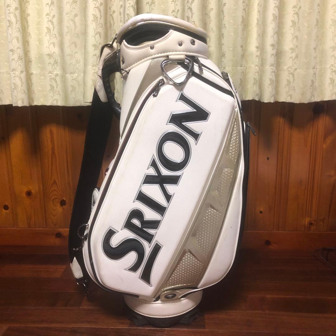 Srixon ホワイト キャディバッグ