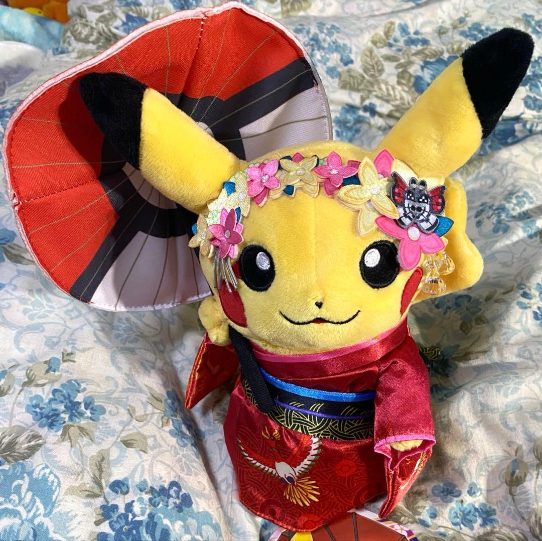 ポケモンセンター京都限定　舞妓はんピカチュウ　タグ付き