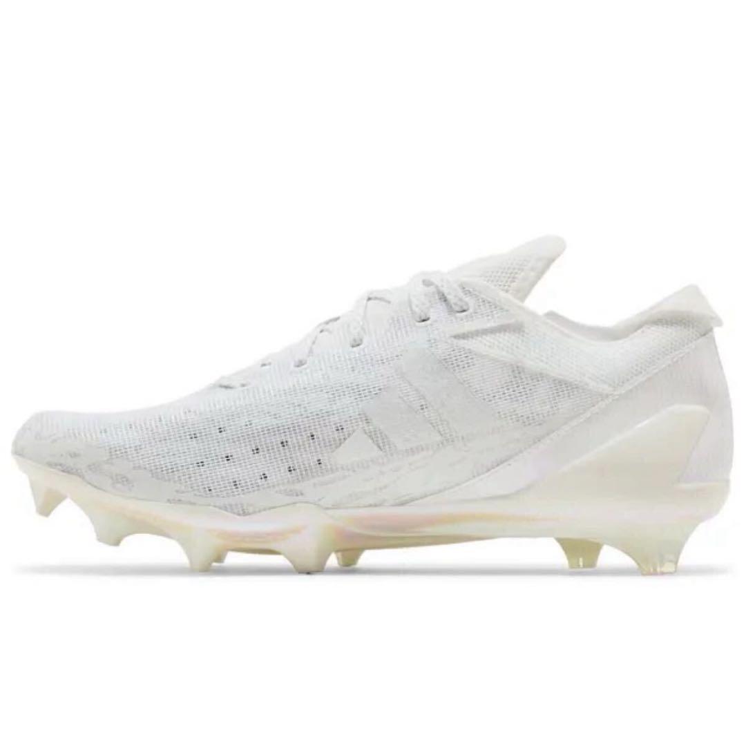 アディダス 27 アディゼロ エレクトリック アメフト スパイク シューズ 白