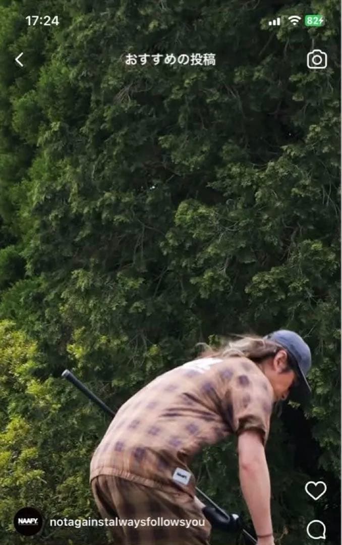 【新品未使用】NAAFY ゴルフウェアセット(ハーフジップシャツ＋ショートパンツ