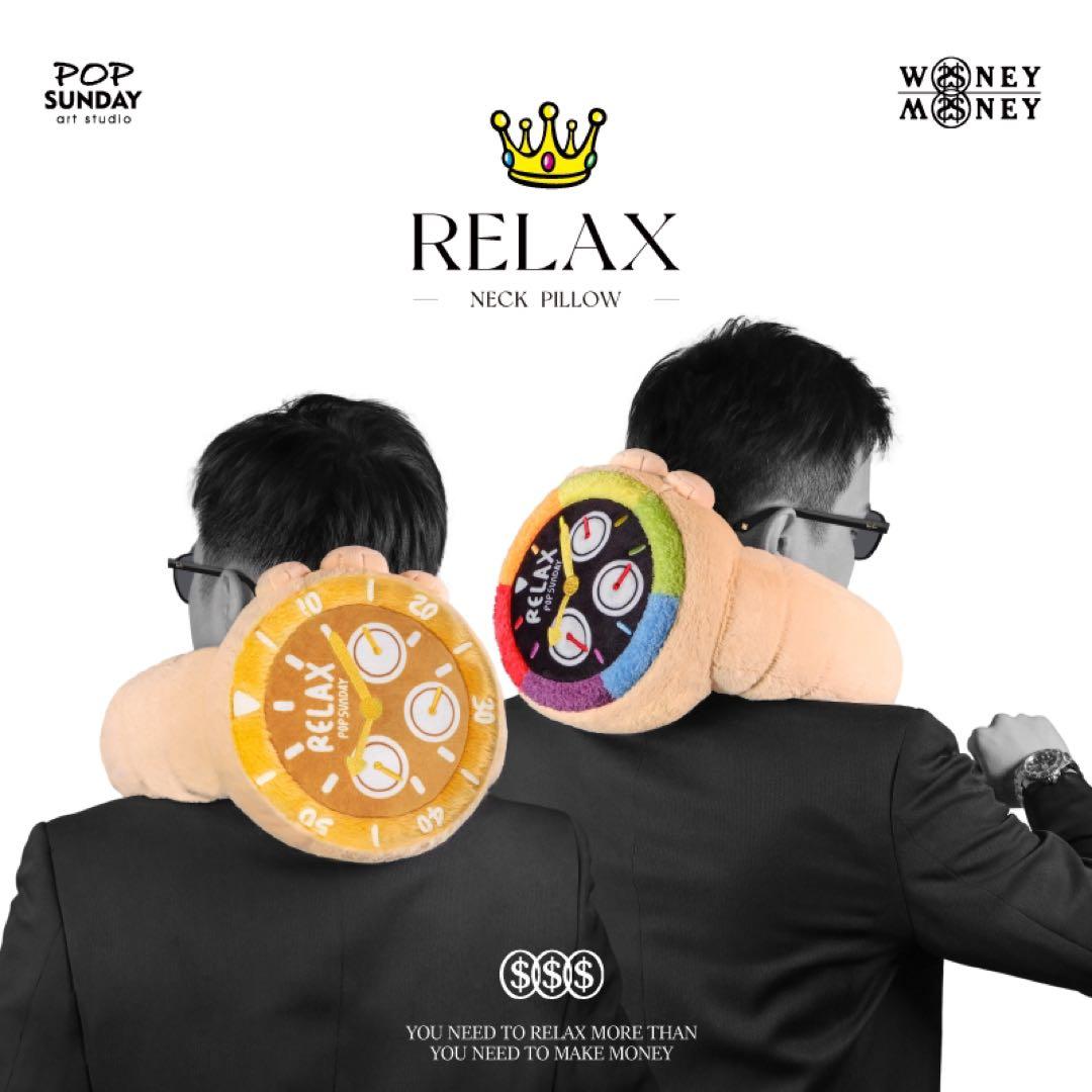 リラックス　腕時計の形　第二弾　ピロー　枕　トレンディ　インテリア　お家　雑貨