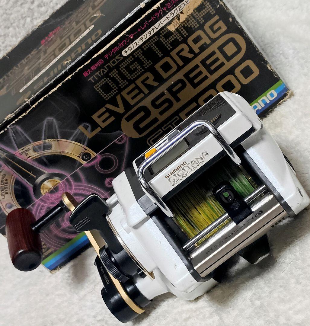 シマノ89デジタナレバードラグGT5000!デジタルカウンター付船釣り両軸リール