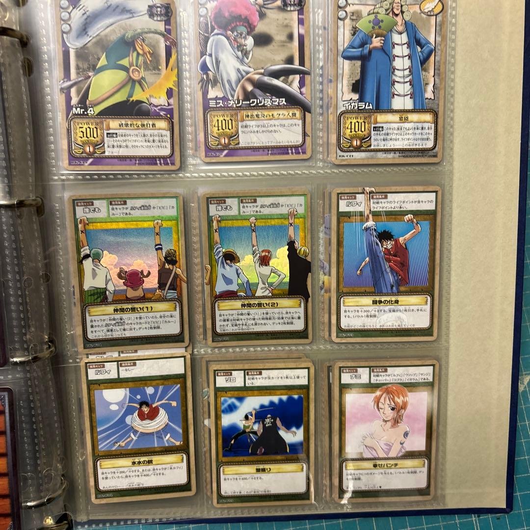 n*す様 カードダスマスターズ　バインダーつき　ワンピースカードゲーム　当時物