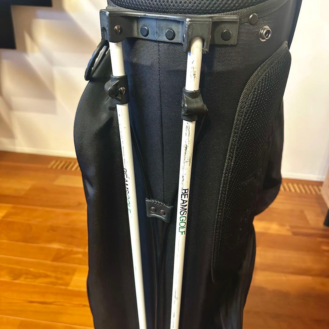BEAMSGOLF スタンド付きゴルフバッグ ブラック