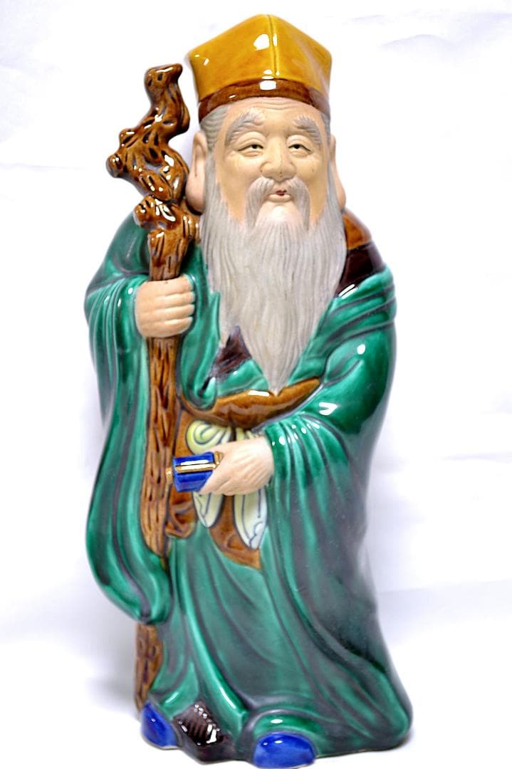 九谷焼寿老人像 置物