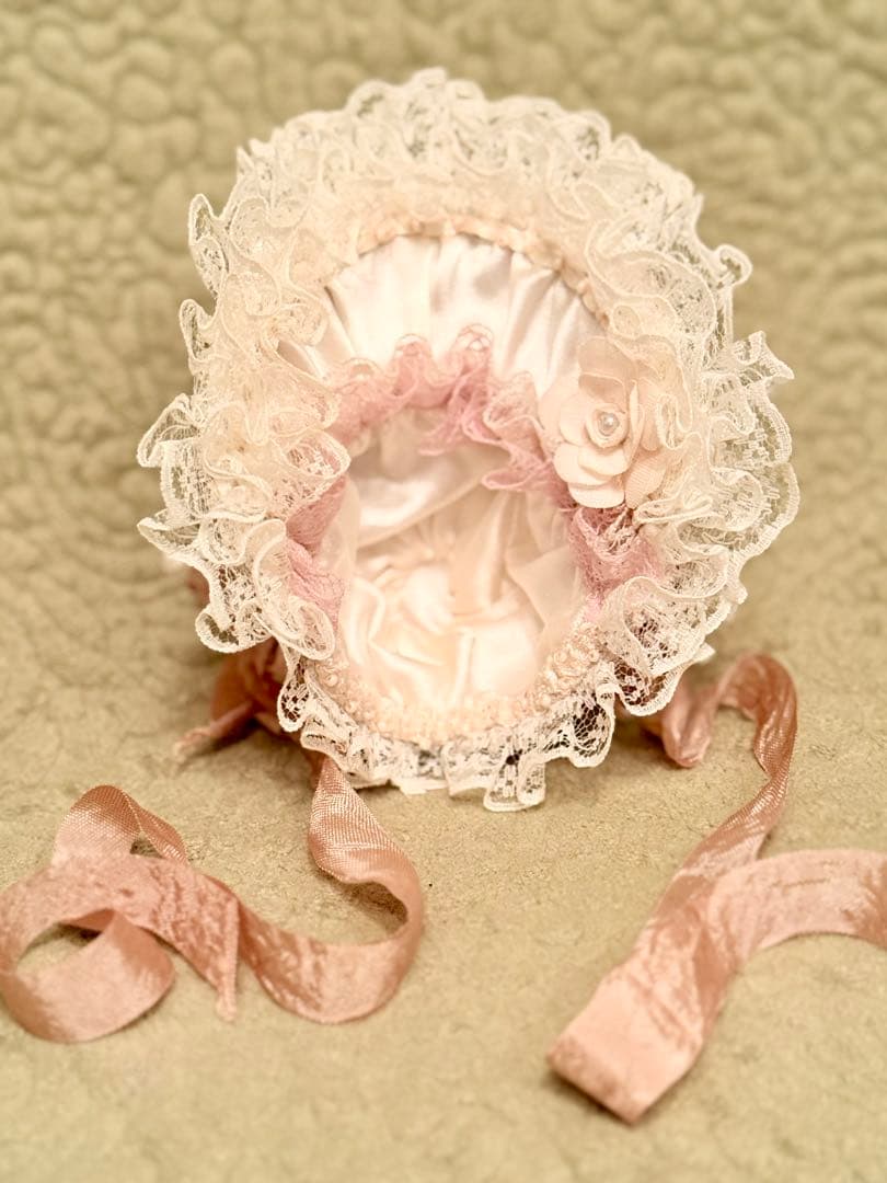 作家物ボンネット　iMda ドール アウトフィット　ハンドメイド帽子　着せ替え服