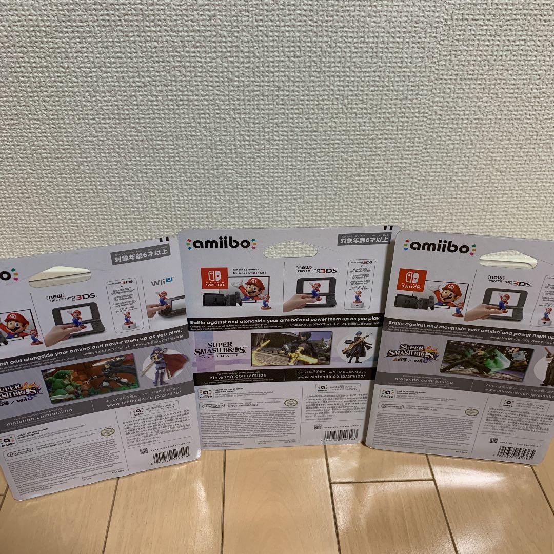 amiibo クラウド、ルキナ、ベレト(大乱闘スマッシュブラザーズシリーズ)