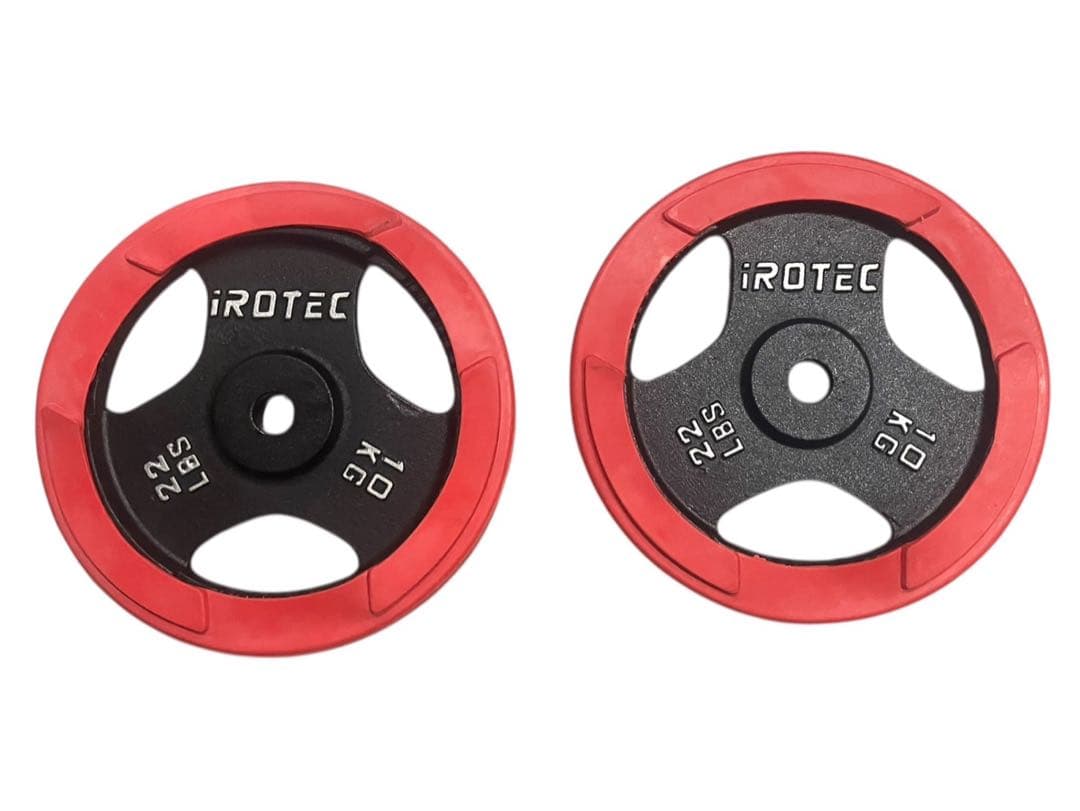 ○【美品】IROTEC アイロテック ラバープレート 10kg 2枚