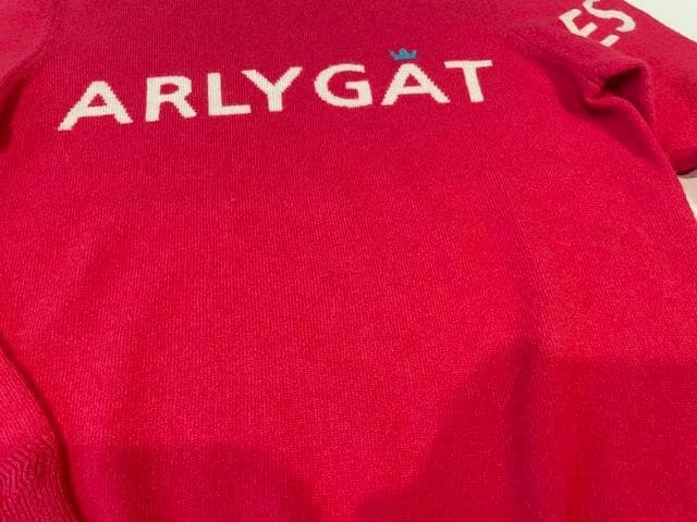 パーリーゲイツ PEARLY GATES　カシミヤ セーター　ピンク 0 S