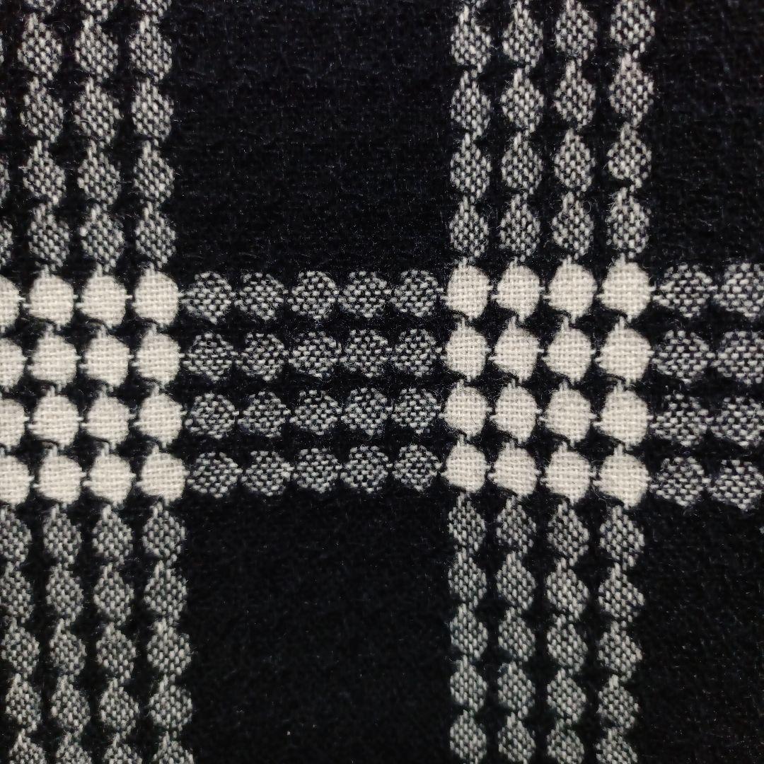 エムズグレイシー ニット切り替え ワンピース ベロアリボン 40