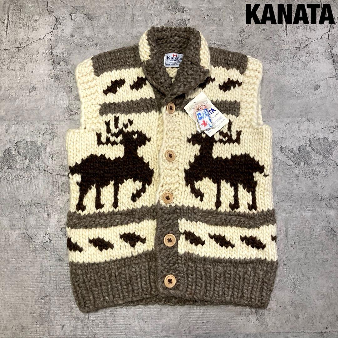 【デッドストック】KANATA カナタ カウチンニットベスト