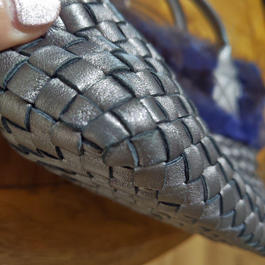 FALORNI ミンクファー付きハンドバッグ　イタリア製　数回使用