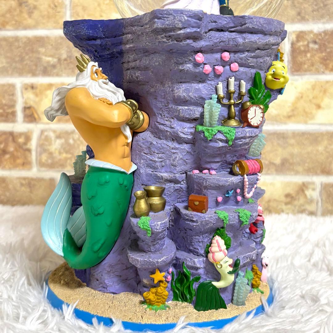 【美品】 超希少 ディズニー リトルマーメイド スノーグローブ オルゴール