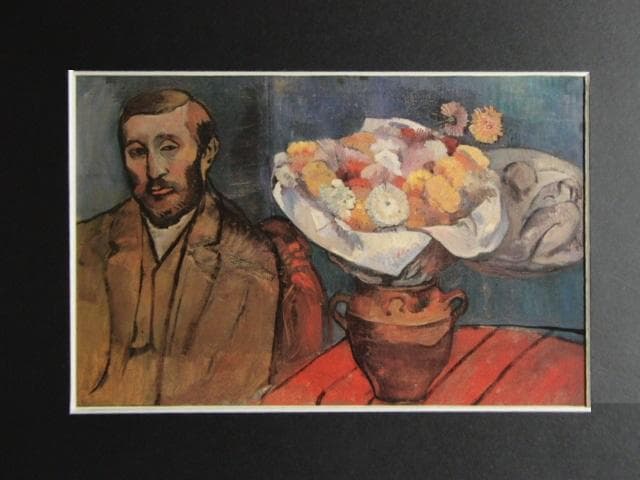 ポール・ゴーギャン、スレヴィンスキーの肖像、希少な画集より