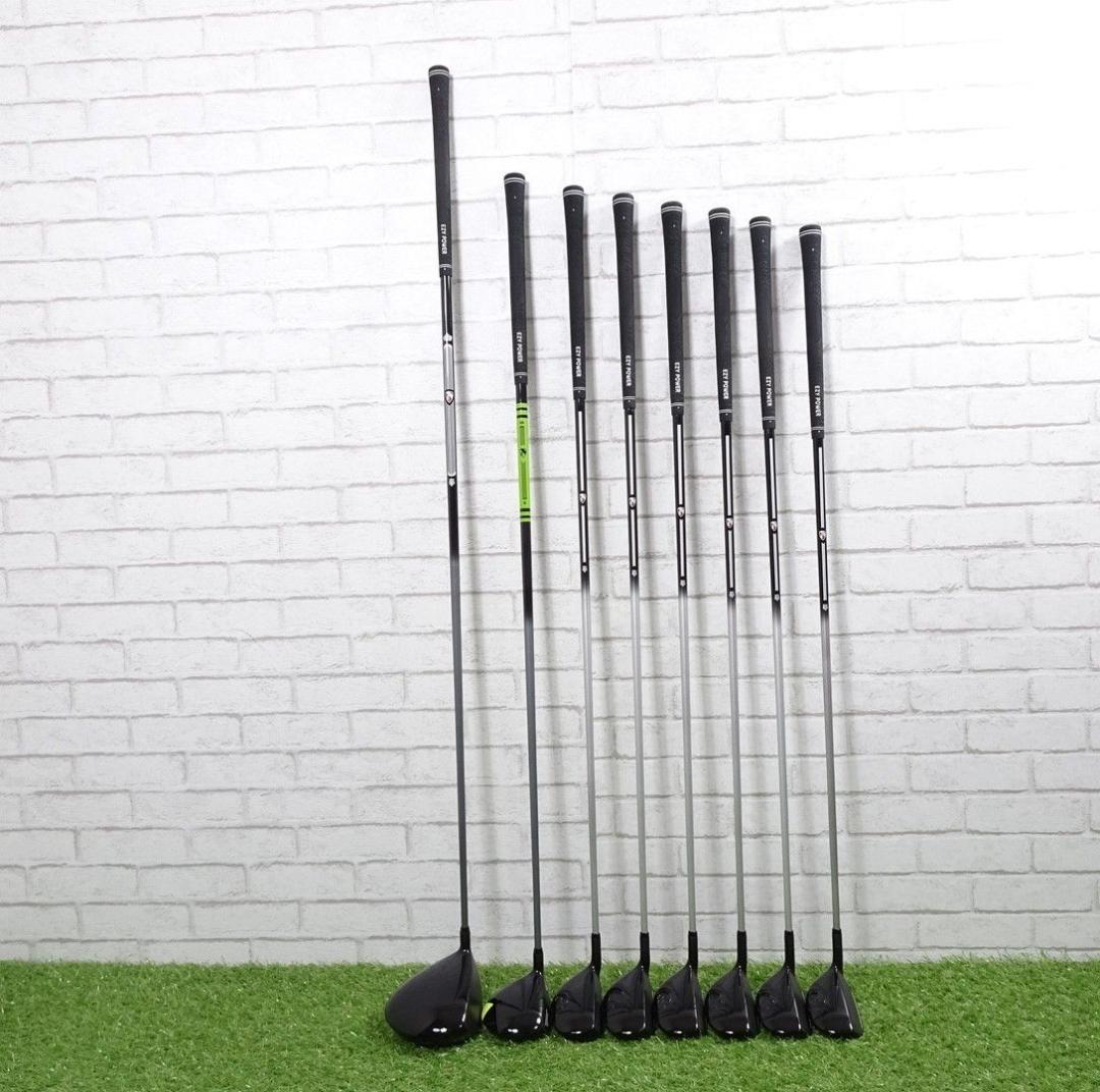 メンズゴルフ シニアゴルフ研究所 EZY POWER 8本セット グリーンスプー