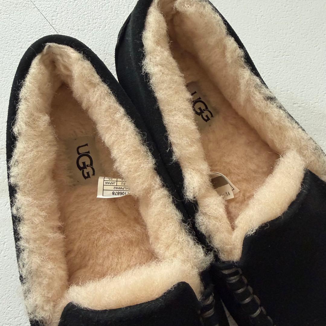 ✨試着✨極美品　アグ　正規品UGG ブラック モカシン　スリッポン　ローファー