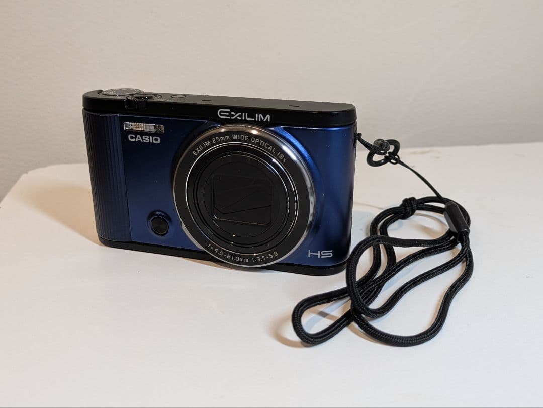 【美品】デジタルカメラ CASIO EXILIM EX-ZR1600 ブルー