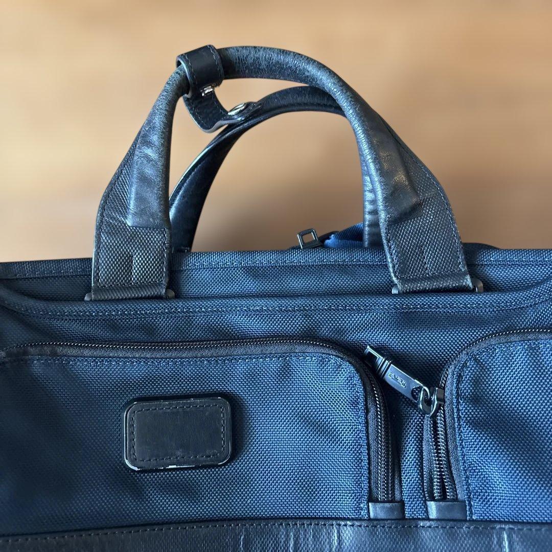 [3way TUMI] ネイビー ビジネスバッグ　SHIPS ダブルネーム