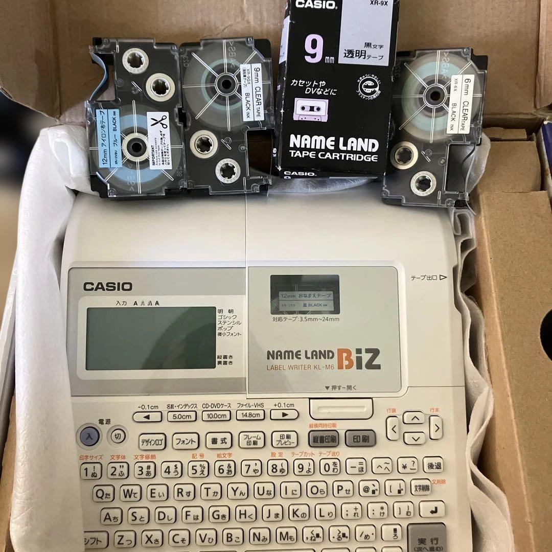 CASIO KL-M6 テプラ　ネームランド　カシオ