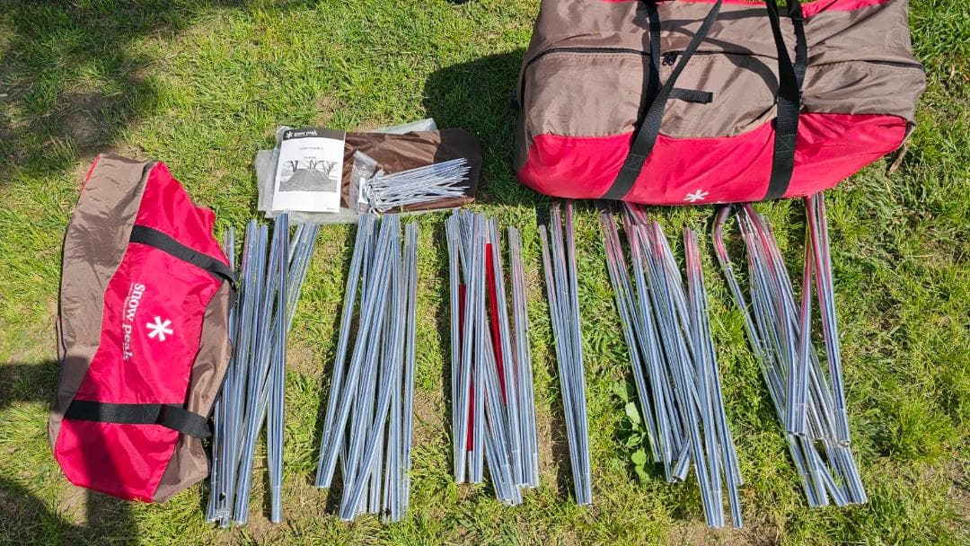 中古良品 おまけつき peak スノーピーク ランドロック テント