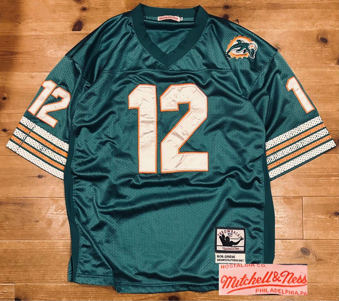 ゲームシャツ 古着 90s Mitchell & Ness マイアミ NFL