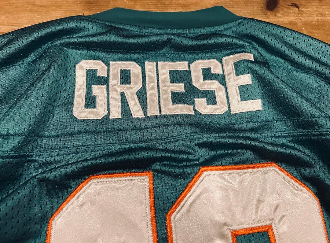 ゲームシャツ 古着 90s Mitchell & Ness マイアミ NFL