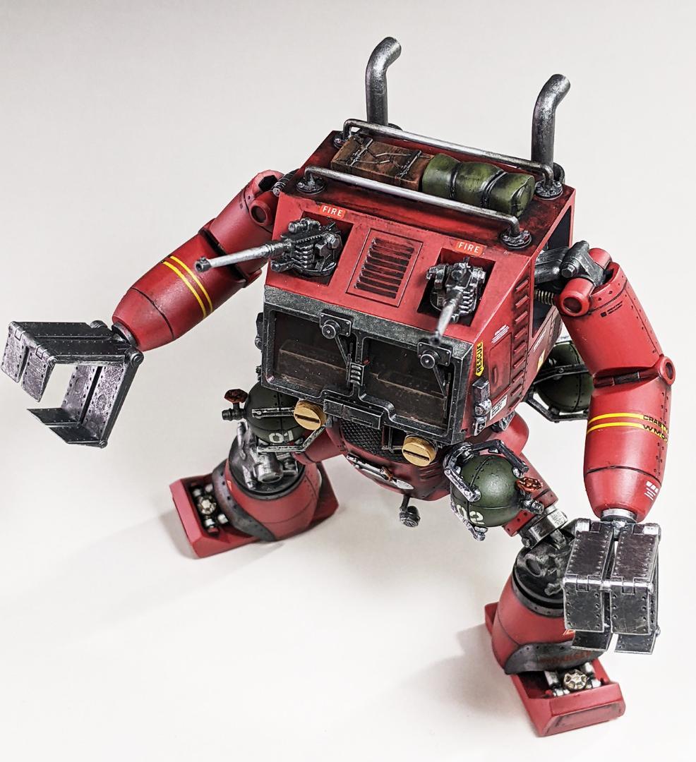 プラモデル　1/100 クラブタイプ（戦闘メカザブングル）組立塗装済