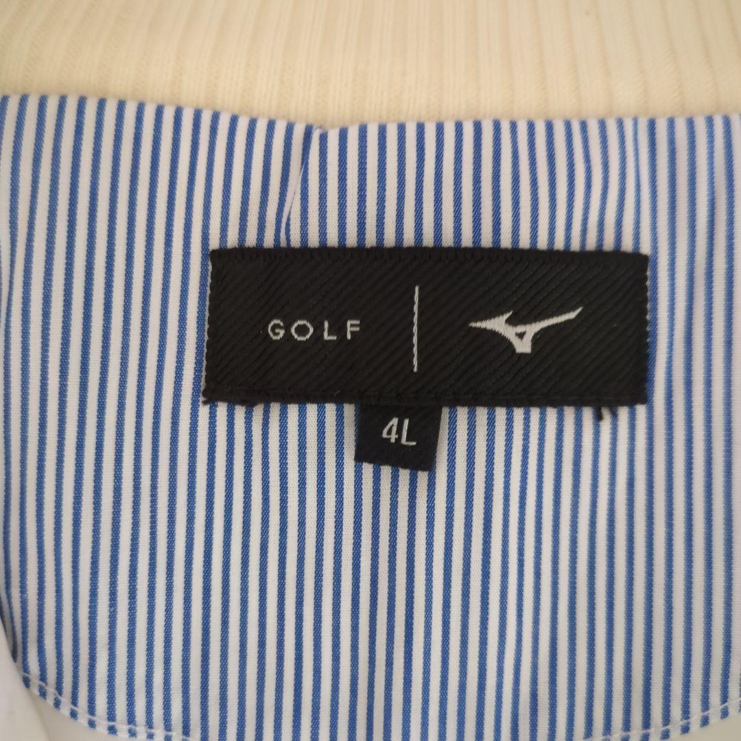 【新品タグ付・稀少サイズ4L】ミズノハーフジップアップセーター