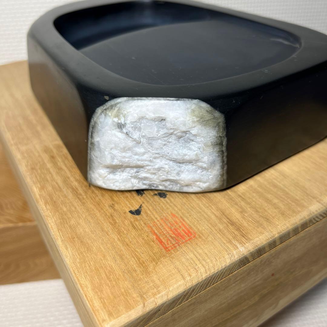 ⭕️高田硯　中島健夫　3代目　石真　厚み43mm 重さ2.3kg ⭕️新品未使用