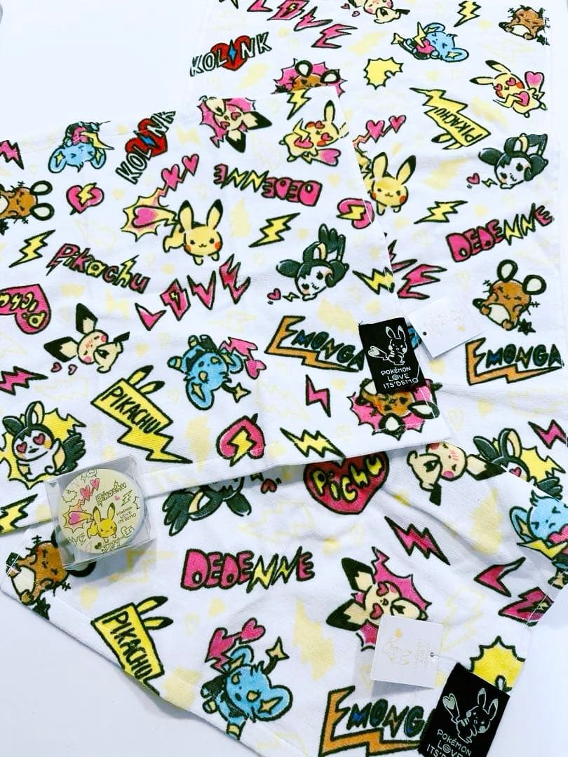 イッツデモ　ポケモン　ハンドタオル　フェイスタオル　コスメ　3点セット