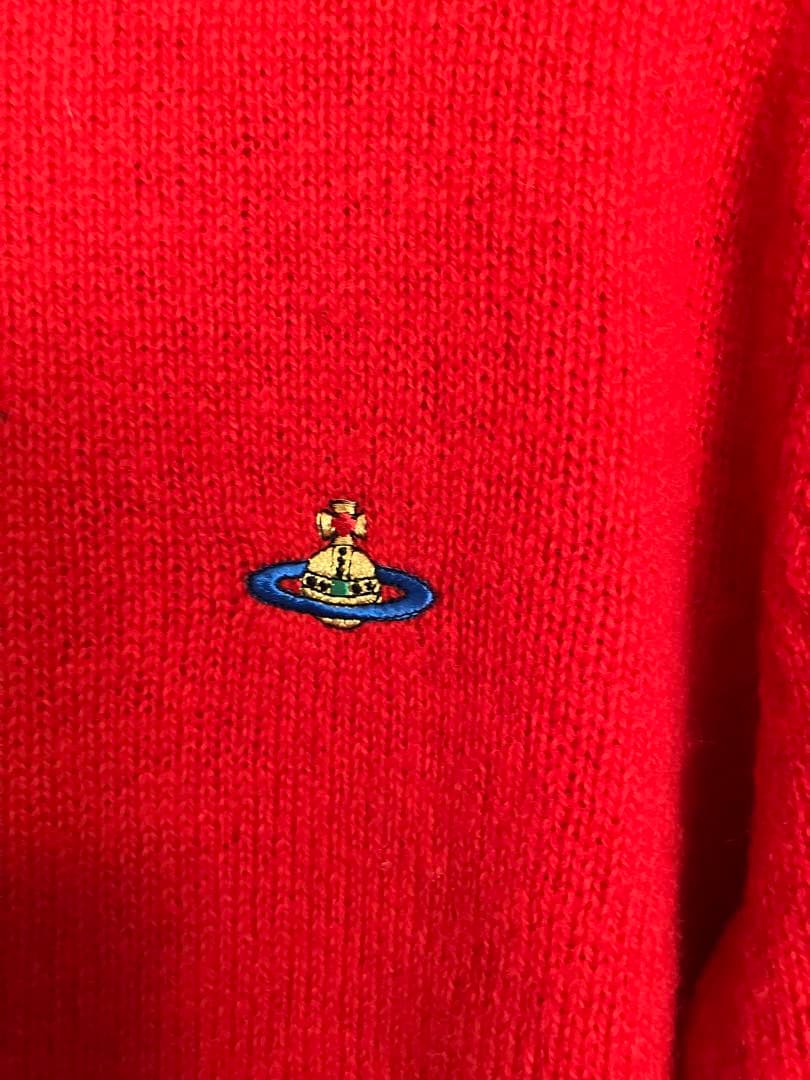 Vivienne Westwood MAN オーブ赤ニット　セーター