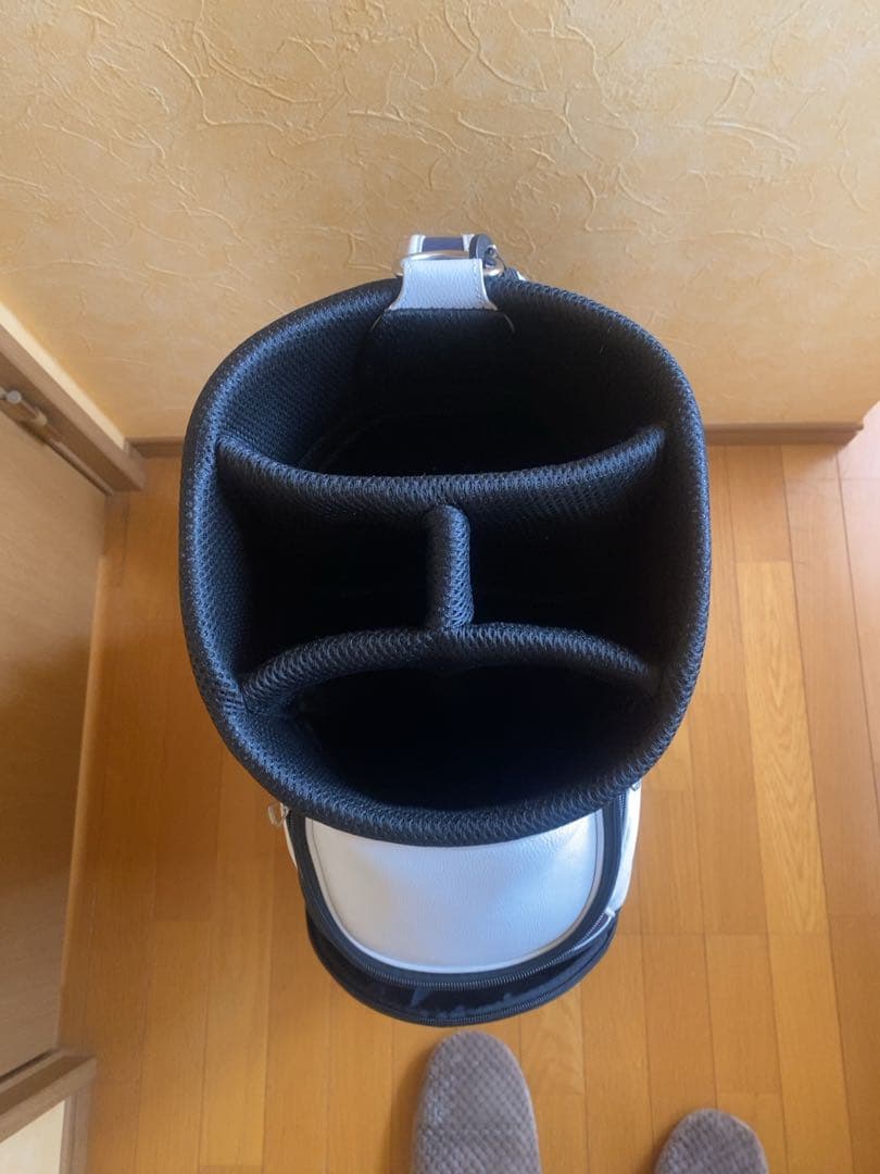 XXIO キャディバッグ ホワイト/ネイビー