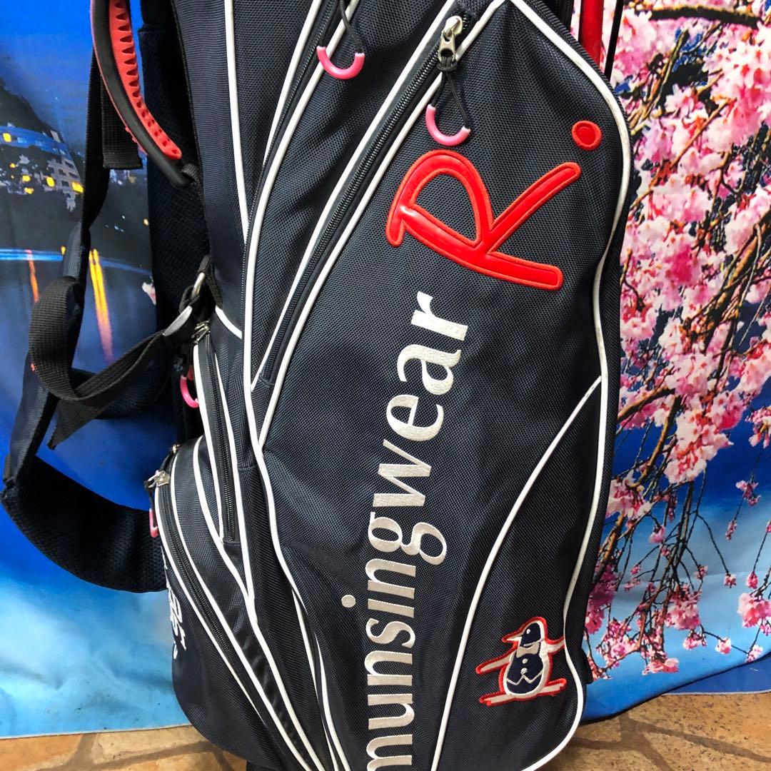 寶BV-1126 マンシングウェア キャディバッグ スタンド式 ブラック