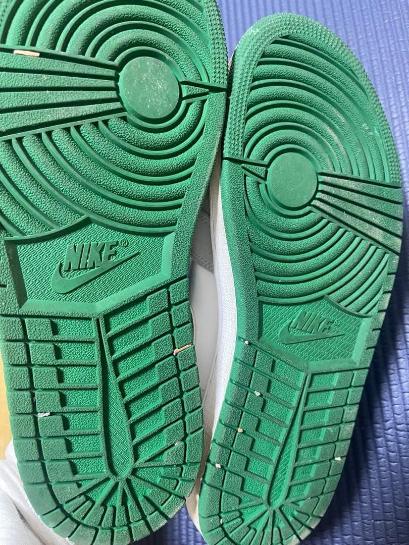 Air Jordan ホワイト/グリーン ハイカットシューズ　27.5cm