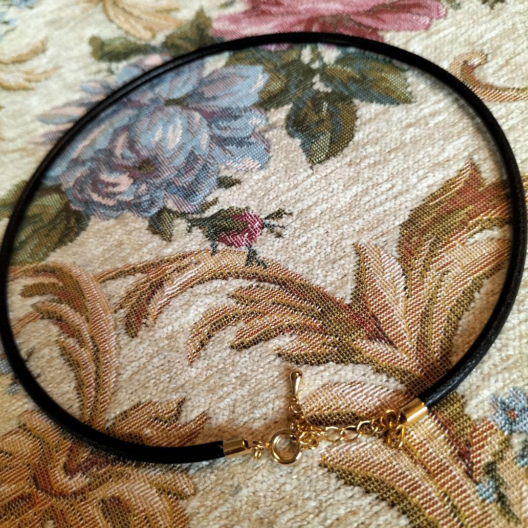 K18カメオ　シェル❛小鳥と少女❜モチーフ　ブローチ・ネックレス両用　他未使用