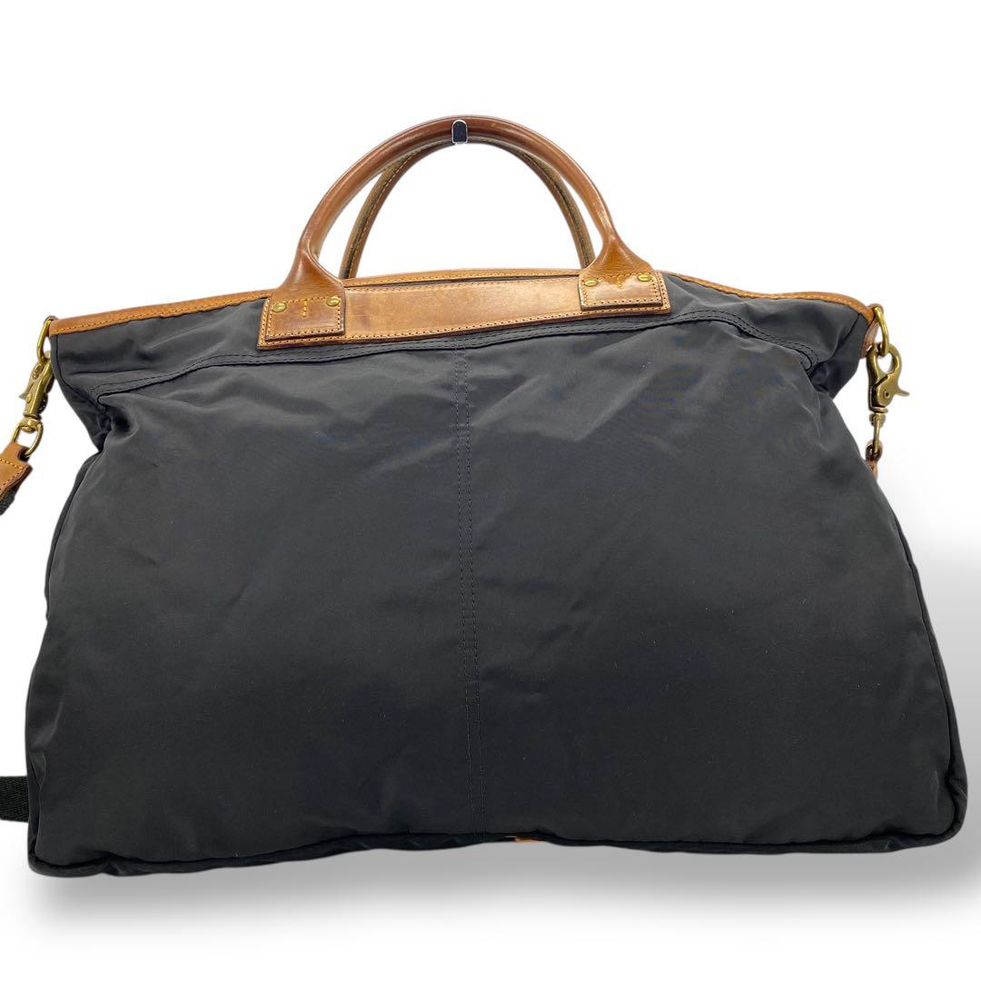 【美品】フェリージ ビジネズバッグ 2way ヘルメットバッグ A4収納