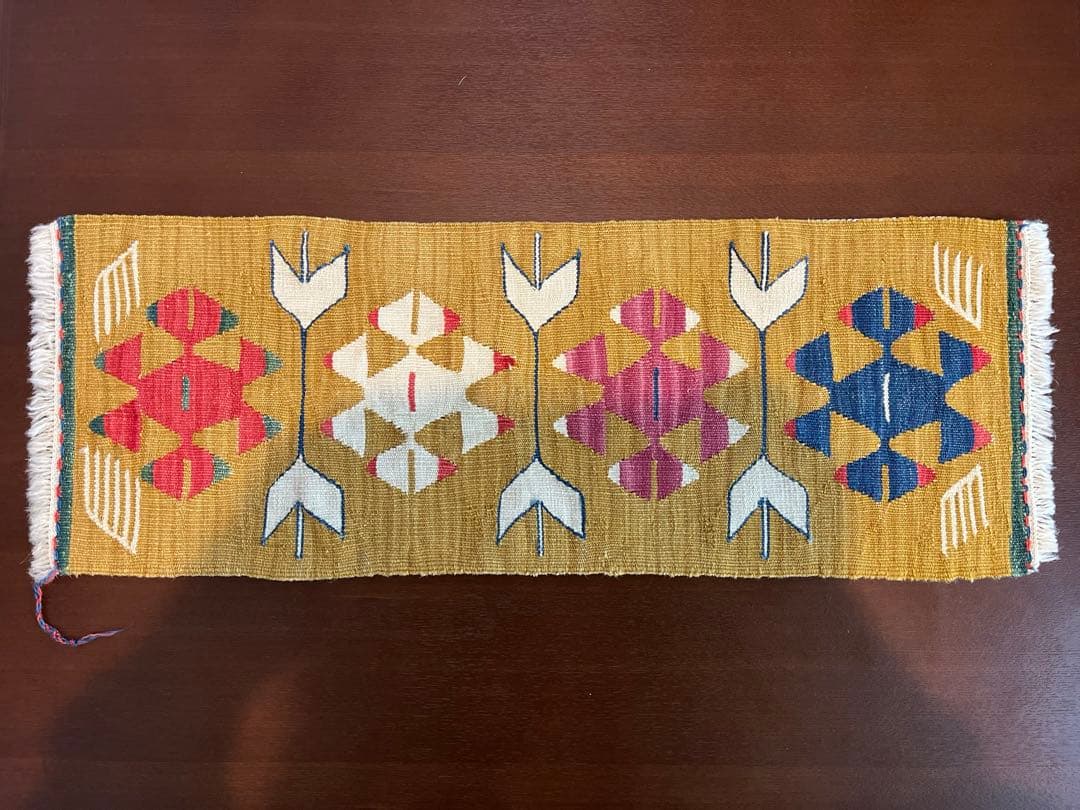 キリム　テーブルセンター　ラグ